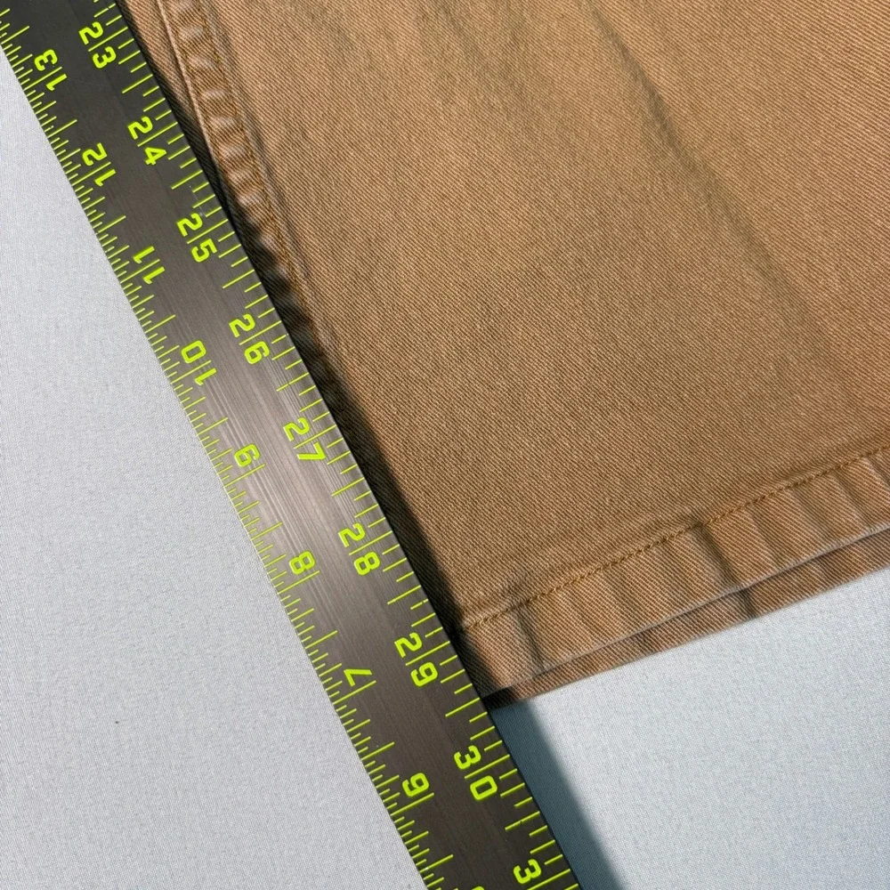 Roark Revival Men Brown Chino Pants Straight Leg Cotton Twill Size 38 SKU 264